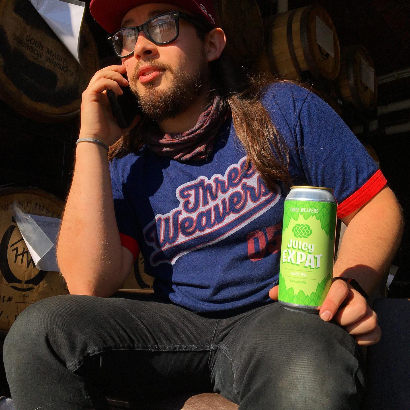 If you take a look at what’s in Tim’s hand, you’ll notice something very new. So new that not a single can has left the brewery yet. But the time has come to unleash our Juicy Expat into the wild (we’re talking about the beer, people). 16 oz. 4-packs of this hazy version of our beloved flagship IPA are all dressed up and ready to go on the 3W web shop for pick up today! Or local delivery tomorrow! So do your thing, and don’t forget that we love you ️
.
.