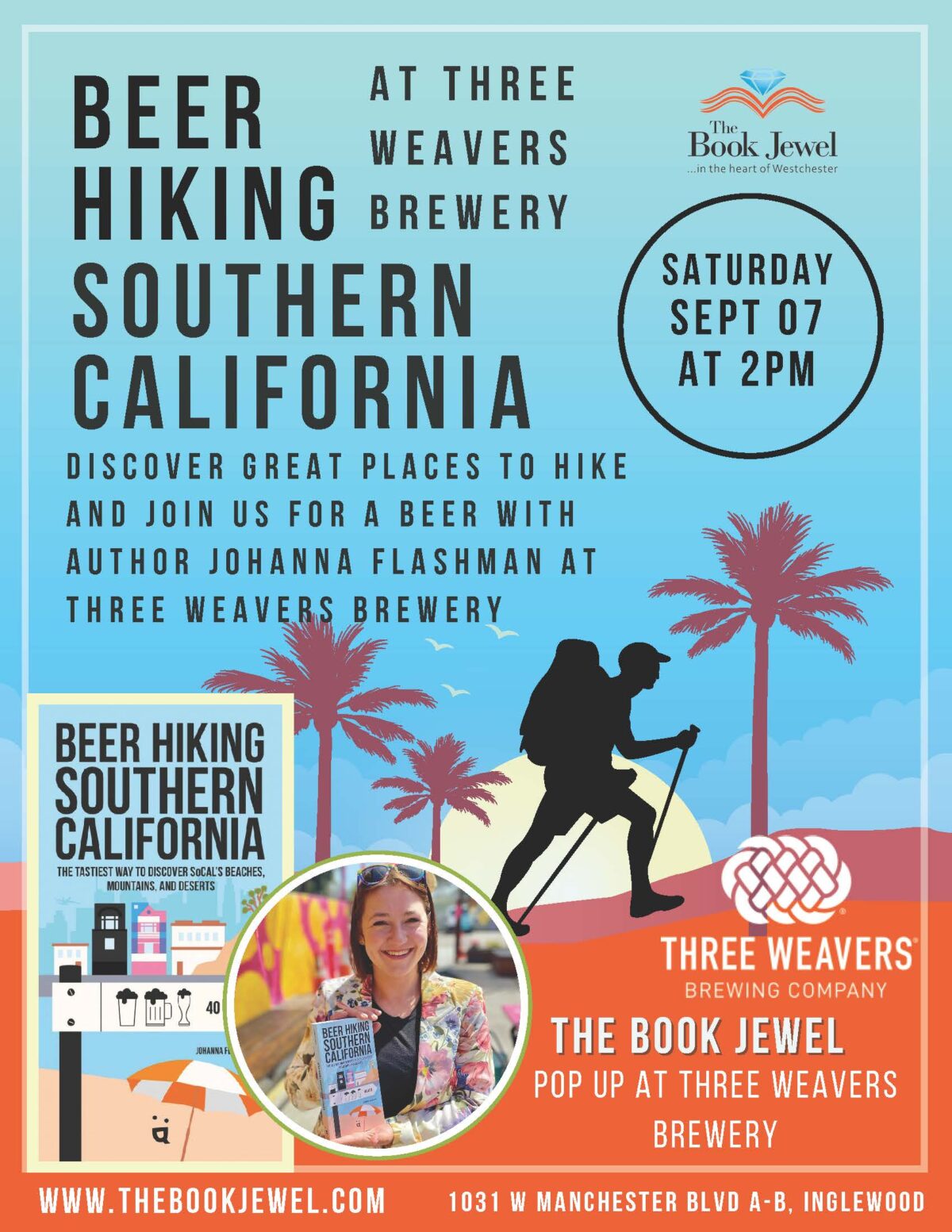 Tasting Room Book Event! Beer Hiking Southern California! (Sat, 9/7 @ 2 PM)